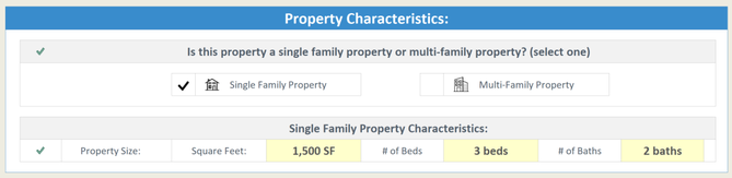 Rental Property Characteristics